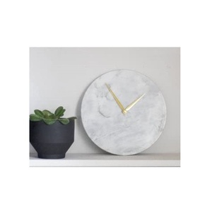 Horloge murale en marbre blanc hexagone décoratif Design de luxe Collection d'horloge murale nordique pour la décoration salon à vendre - Product Image 6