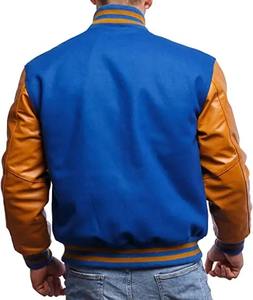 2022 grande taille hommes collège varsité vestes Logo personnalisé plaine Letterman support capuche en gros tissu blanc pour une utilisation en hiver - Product Image 5