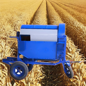 Máquina trilladora de arroz de alta productividad, 1500 kg/h, componente de núcleo de motor para cosechar granos de trigo, producto desgranador de África - Product Image 1