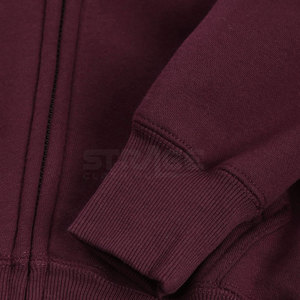 Prix de gros d'usine 2025 – Nouveaux sweats à capuche zippés pour hommes, décontractés, couleur unie, personnalisables avec logo, en tissu polaire écologique de haute qualité - Product Image 5