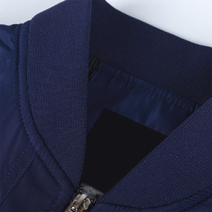 Veste décontractée urbaine pour homme, veste bomber, intérieur doux, coupe confortable, construction légère, coutures durables, finition élégante - Product Image 5