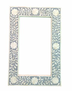 กระจกติดผนังฝังกระดูกทำด้วยมือสไตล์อินเดียกรอบตกแต่งบ้านฝังมุกแม่คุณภาพสูงสไตล์โมเดิร์นสำหรับตกแต่งบ้าน - Product Image 4