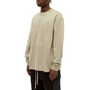 2025 hommes surdimensionné 100% coton T-Shirt 300 Gsm goutte épaule plaine Streetwear léger poids lourd plaine T-Shirt hommes imprimé - Product Image 1