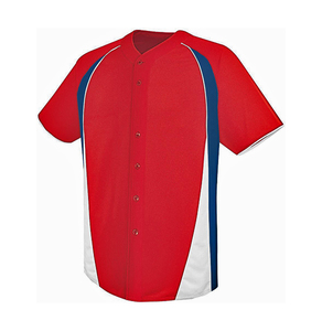 OEM ropa deportiva hecha a medida de moda transpirable poliéster botón Jersey conjunto para equipos de Béisbol Softbol más opciones de tamaño - Product Image 3
