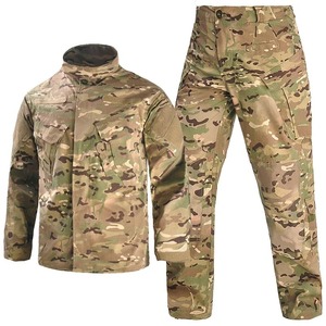 Uniforme de senderismo al aire libre para hombre, ropa de escalada, trajes de camuflaje táctico con almohadillas, camisas de caza de entrenamiento resistentes al desgaste, conjuntos de pantalones Cargo - Product Image 1