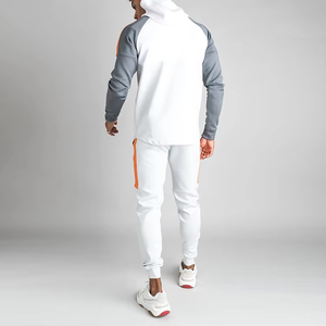 Vente en gros logo personnalisé ensemble de jogging en polaire tech vierge pour hommes survêtement de gym survêtement en polyester unisexe - Product Image 3