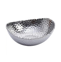 Venta caliente deberá Chocolate Candy Bowl Fancy Modern Design Set de 2 Metal shall Vajilla Candy Bowl Cuencos decorativos únicos