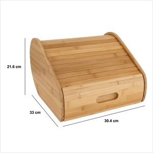 กล่องขนมปังไม้ไผ่พร้อมลิ้นชักกล่องกระดาษทิชชูทำจากไม้ไผ่เป็นมิตรกับสิ่งแวดล้อมของตกแต่งบ้านและโต๊ะจากเวียดนาม - Product Image 3