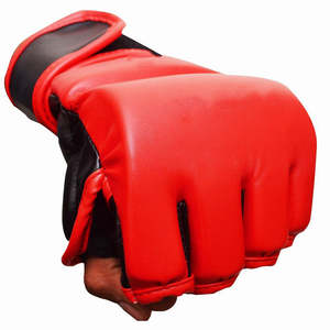 Gants d'arts martiaux MMA Meilleure vente 12oz 16 oz Gants de boxe en cuir Entraînement professionnel Gants de combat MMA - Product Image 4
