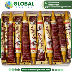 Henna Golecha Maroon en Tubo y Cono, Pasta de Flujo Libre, Ingredientes Herbales, Sin Amoníaco, Calidad Premium para Diseños Modernos de Mehndi - Product Image 2