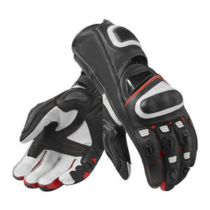 Gants de course de moto avec le dernier logo personnalisé du fabricant fabriqués au Pakistan Gants de moto de sports de route antidérapants à motif solide - Product Image 1