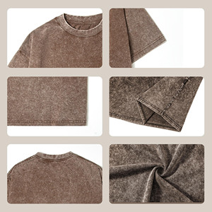 เสื้อยืดผ้าซักกรดสำหรับผู้ชายผ้าคอตตอน100% แห้งเร็วระบายอากาศได้ดีมีขนาดและสีปรับแต่งได้ - Product Image 3