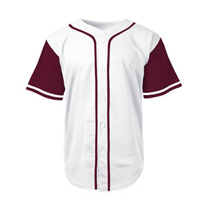Nueva Camiseta de Béisbol Personalizada 100% Poliéster con el Logotipo de tu Equipo en la Parte Delantera, Transpirable, Duradera, Uniforme de Softbol Hip Hop para Adultos, Hombres y Mujeres - Product Image 1