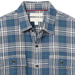 Camisa Formal a Rayas con Botones, Blusa de Vestir Moderna a Cuadros para Negocios, Cuello en Contraste, Texturizada, Ropa Social para Hombre de Oficina - Product Image 5