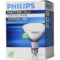 Lámpara de Haluro Metálico Cerámico CDM-R Elite 930 E27 PAR30L 10D |   Bombilla Tubular Profesional para Iluminación Comercial CRI 91 3000K, 15000 Horas de Duración - Product Image 2