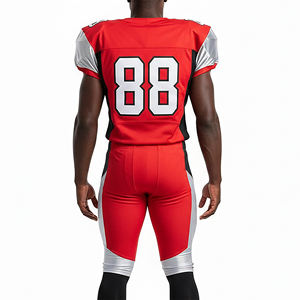 Uniforme de football américain de haute qualité, confortable, respirant, nouvelle arrivée, coupe classique, séchage rapide, manches courtes, personnalisable, unisexe - Product Image 3