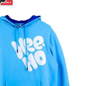 Sweat à capuche d'hiver à impression bouffante pour hommes à la mode 100% coton imprimé numérique fabriqué au Pakistan à bas prix - Product Image 2