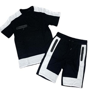 2026 <b>Men's</b> <b>Shorts</b> Sets Beach Wear <b>Slim</b> <b>Fit</b> Casual Wear Breathable Fabric Cotton Comfortable <b>Men's</b> Two Color Clothing Manufacture - Product Image 5