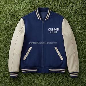 Vestes bomber universitaires à logo personnalisé très vendues, à revers rabattu, réversibles, respirantes, pour femmes - Product Image 3