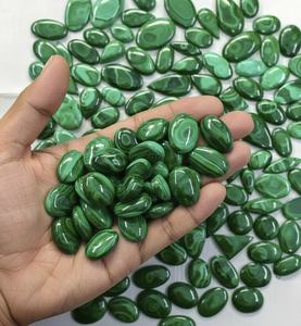 Fashion Channel IGI Certified Natural Stone Necklace Pendant Bracelet Green <b>Malachite</b> FC-<b>Malachite</b> Leaf Mix Size Loose Gemstones - Product Image 1