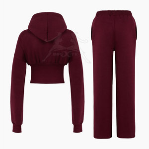Conjunto Deportivo Ligero con Diseño Flexible y Material Suave al Tacto, Conjunto Deportivo con Top Corto Elegante - Product Image 2