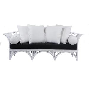 Sofá de mimbre natural de estilo elegante para sala de estar y restaurante Muebles artesanales de estilo moderno para hotel - Product Image 2