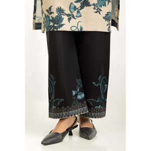 IUSTKSD-1196 Conjunto de 3 Piezas para Mujer, Estilo Bohemio con Estampado Khaddar, Transpirable, Manga Larga, Sin Cuello, Casual de Invierno - Product Image 2