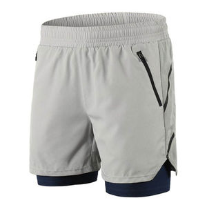 Hommes Home Jogger Fitness Shorts Spandex Coton Matériel Respirant avec Poches Solide Motif Casual Sweat Shorts-Vente en Gros - Product Image 1