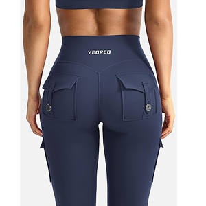 2025 Women <b>Flare</b> <b>Leggings</b> with Pockets High Waist Scrunch Butt Lifting <b>Yoga</b> Pants Four-Way Stretch Tummy Control Compression - Product Image 4
