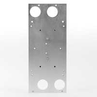 Pièces en aluminium usinées sur commande par CNC, traitement de surface anodisé, composant mécanique de précision