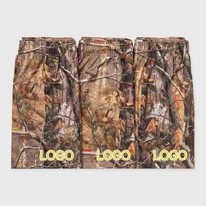 2025 venta al por mayor de pantalones cortos de malla de camuflaje con estampado de árbol verdadero para hombres con logotipo personalizado para hombres envío DDP - Product Image 2