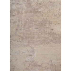 Kavi <b>Grey</b> & Black Hand Knotted Wool & Bamboo Silk Rug Abstract Pattern Project Error Esk-431(Fr) for Home Use - Product Image 3