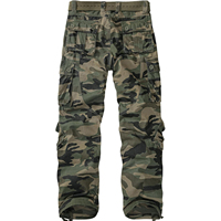 Pantalon cargo camouflage pour homme, style hip-hop, poids moyen, imperméable, 100% polyester, séchage rapide, écologique, respirant, multi-poches