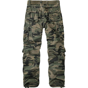 Pantalon de camouflage utilitaire pour hommes, séchage rapide, léger et rangement multi-poches pour le travail tactique ou les aventures en plein air - Product Image 2