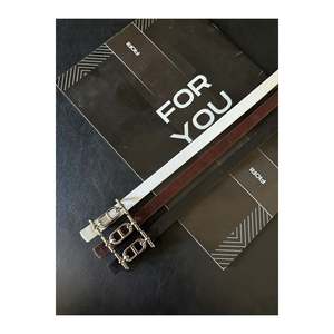 <b>Silver</b> <b>Buckle</b> Thin Women's <b>Belt</b>, Trouser <b>Belt</b>, Shirt <b>Belt</b>, Jacket <b>Belt</b> - Black-Burgundy-White-<b>Silver</b> - Product Image 3