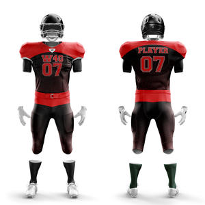 Personnalisé 100% Polyester Respirant Anti Bactérien Anti UV Séchage Rapide Transfert de Chaleur Imprimé Plus La Taille Unisexe Football Américain - Product Image 6