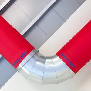 Permanent Flame Retardant Cooling System Air Duct Fabric Duct Systems Air Duct Ventilation Pipe For HVAC