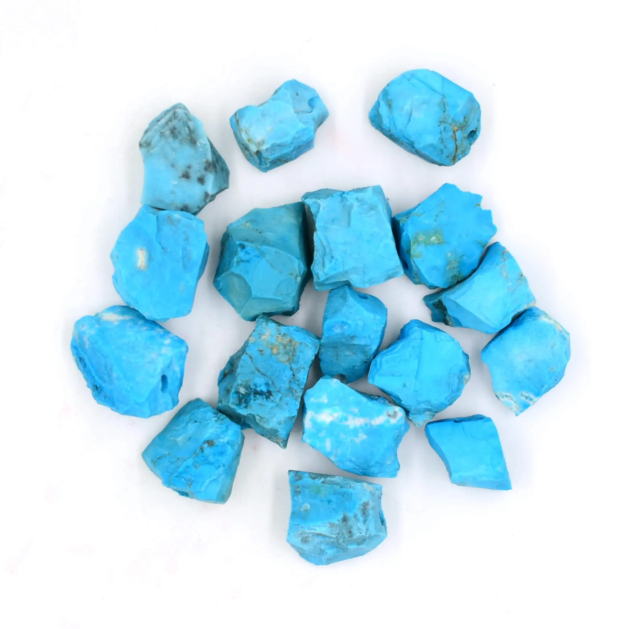 Heilung Howlite Türkis Rock Stones für Schmuck Tumble Raw Crystal Mineral Edelstein Rough Chunks