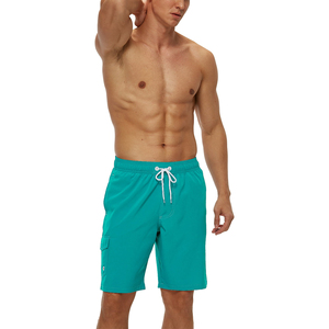 กางเกงขาสั้นเล่นเซิร์ฟสำหรับผู้ชายชุดว่ายน้ำเล่นเซิร์ฟสีทึบสีพื้นแบบปรับแต่งได้สำหรับฤดูร้อน - Product Image 6