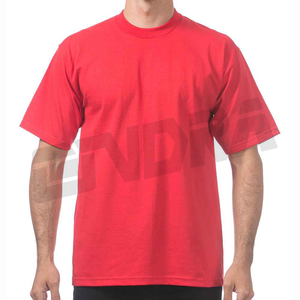 T-shirt en coton épais pour hommes, manches courtes, col rond, coupe basique, tissu durable, décontracté, haut classique, t-shirt quotidien d'été - Product Image 2