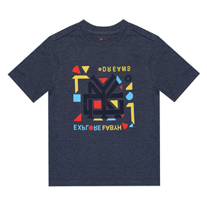 T-shirt Little Gem 100% coton pour garçons à col rond avec différentes méthodes d'impression exportées dans le monde entier - Product Image 4