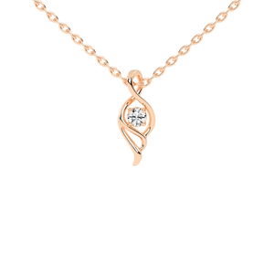 AIPS-043P Classique Pendentif en diamant étincelant pour les femmes en or jaune ou en or blanc et or rose - Product Image 3