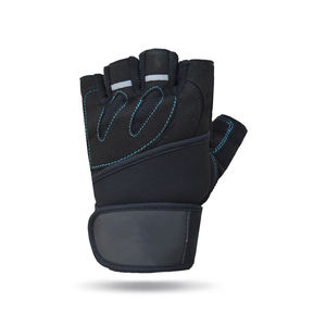 Top Choice Half-Finger Gym <b>Fitness</b> <b>Gloves</b> with Custom Logo Made From Pakistan Industrial Leather for Bodybuilding Sports - Product Image 2