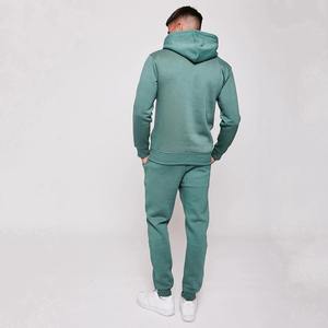 Haute qualité polaire hommes survêtement ensemble Sports d'hiver élégant veste à glissière Jogging survêtement hommes à capuche survêtement pour hommes - Product Image 4