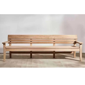 Sereno Linear Teak <b>Wood</b> <b>Bench</b> - Product Image 1