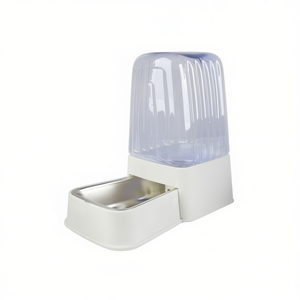 Wholesale Round Stainless Steel Pet <b>Feeder</b> Bowl with Automatic Water Dispenser Dog and <b>Cat</b> Bowl Manufactured by Manufacturer - Product Image 2