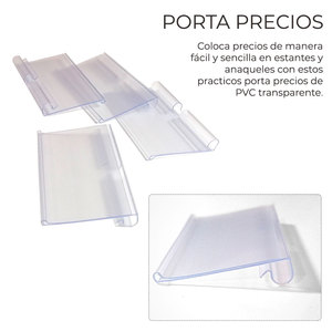 Porta Prezzo Piatto Impermeabile in Plastica per Gondola, Espositore per Etichette Prezzo per Promozione Efficace in Negozio - Product Image 4