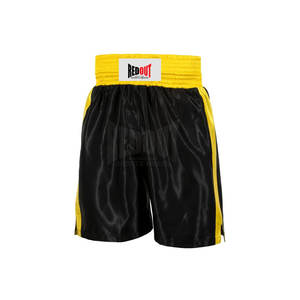 Pantalones cortos de boxeo para hombre de nuevo estilo Pantalones cortos de boxeo de color sólido para la venta Pantalones cortos de boxeo hechos en Pakistán - Product Image 4