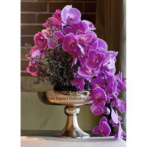 Golden Flower Bowls Metal Flower <b>Vase</b> Elegant Wedding Centerpieces <b>Vase</b> for Home Event Party Tabletop Decoration - Product Image 1