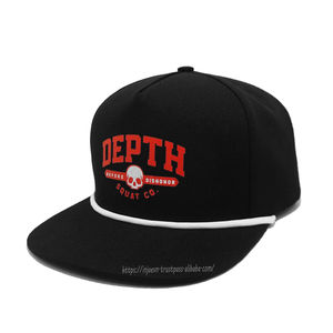 Casquettes Snapback avec logo personnalisé OEM Chapeaux d'extérieur à facture plate réglables de haute qualité pour les voyages et les affaires au Vietnam - Product Image 2